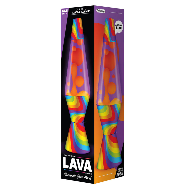 14.5″ Lava Lamp Flowing Color Bands - US 8633