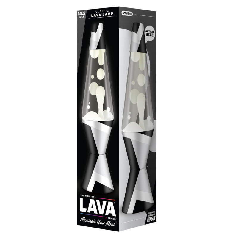 14.5″ Lava Lamp Polygonal White Tone - US 9327