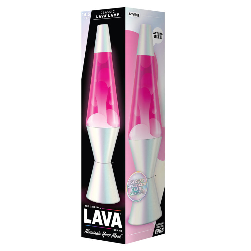 14.5″ Lava Lamp Opalescent Pearl - US 5673