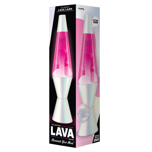 14.5″ Lava Lamp Opalescent Pearl - US 5673