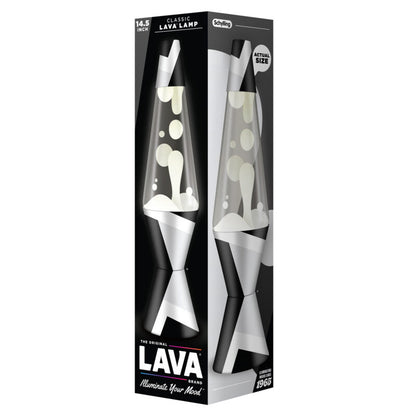 14.5″ Lava Lamp Polygonal White Tone - US 9327