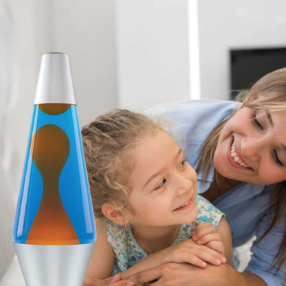 14.5” LAVA Lamp – Orange/Blue/Silver - US 7492