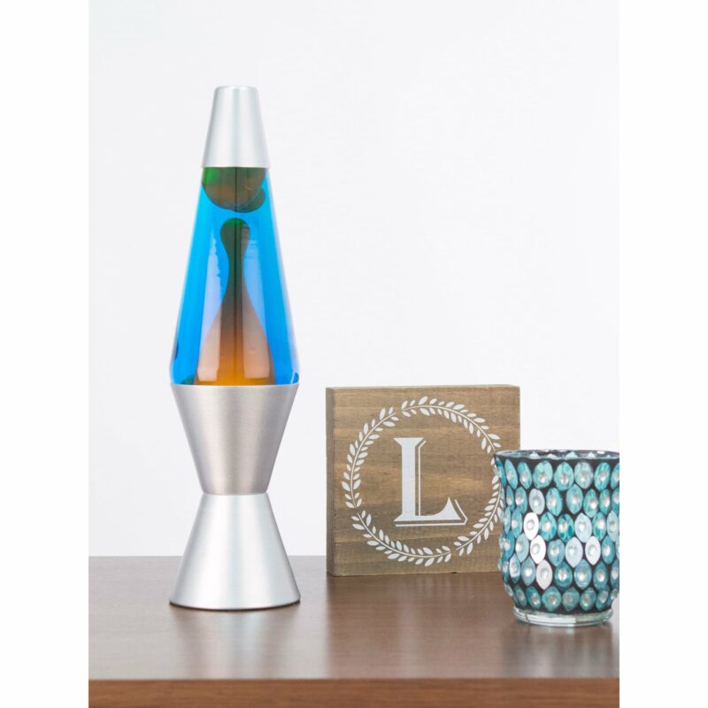 14.5” LAVA Lamp – Orange/Blue/Silver - US 7492