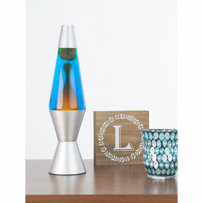 14.5” LAVA Lamp – Orange/Blue/Silver - US 7492