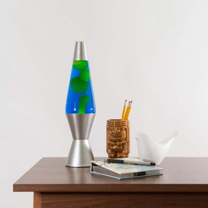 14.5” LAVA Lamp – Yellow/Blue/Silver - US 3365