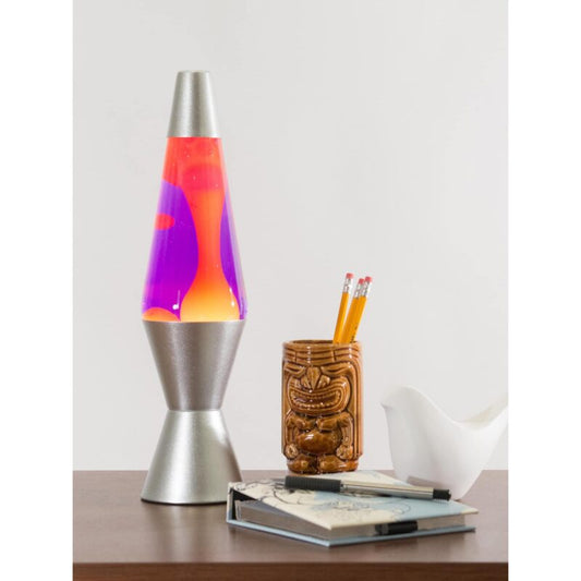 14.5” LAVA Lamp – Yellow/Purple/Silver - US 5896