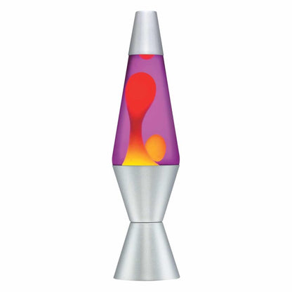 14.5” LAVA Lamp – Yellow/Purple/Silver - US 5896
