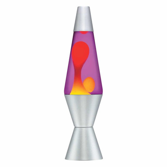 14.5” LAVA Lamp – Yellow/Purple/Silver - US 5896