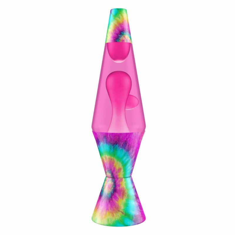 14.5″ LAVA Lamp – Tie Dye Pink Spiral - US 4777