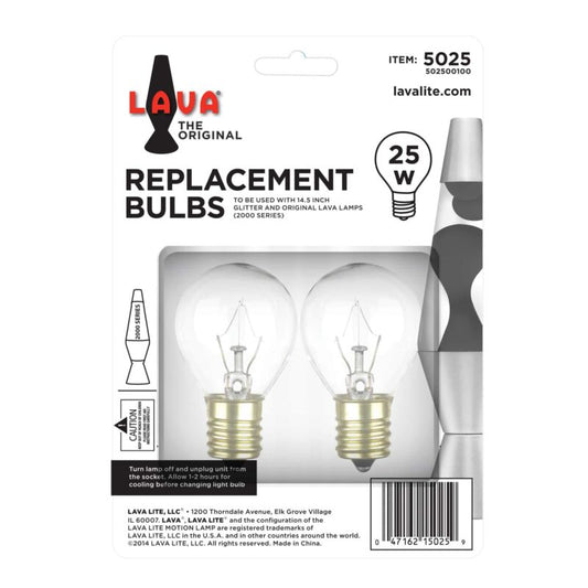 25W LAVA Lamp Light Bulb W/Tray - US 4052