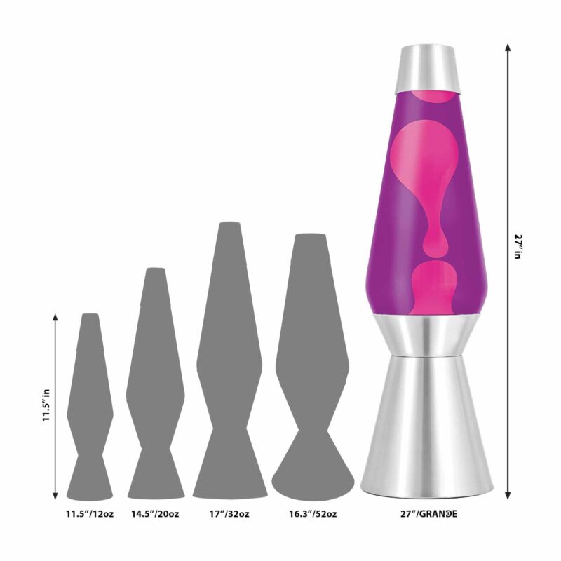 27″ LAVA Lamp Grande – Pink/Purple/Silver - US 2834