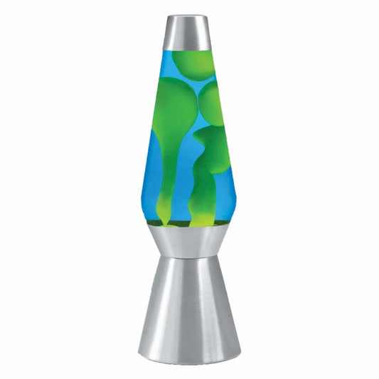 27″ LAVA Lamp Grande – Yellow/Blue/Silver - US 1352