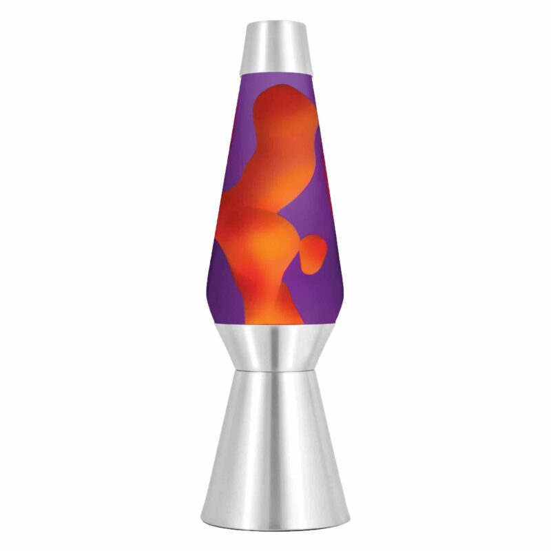 27″ LAVA Lamp Grande – Yellow/Purple/Silver - US 9295