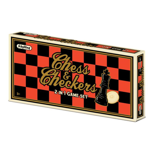 Chess &amp; Checkers Set - US 4218