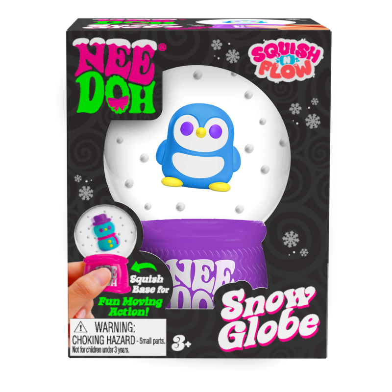 NeeDoh Squish N Flow Snow Globe - US 9167