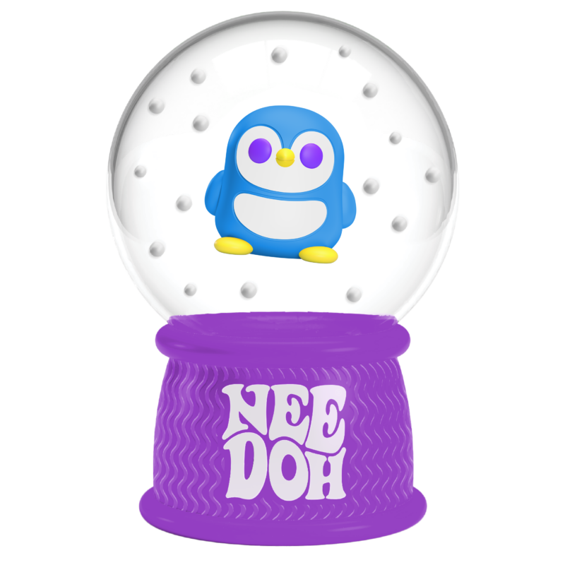 NeeDoh Squish N Flow Snow Globe - US 9167