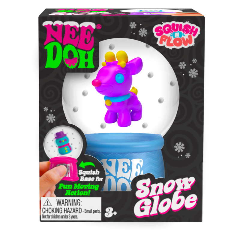 NeeDoh Squish N Flow Snow Globe - US 9167