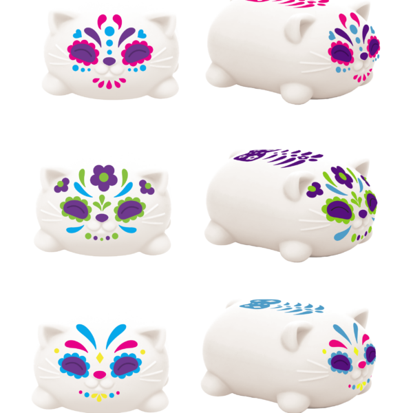 NeeDoh Sugar Skull Cats - US 5013